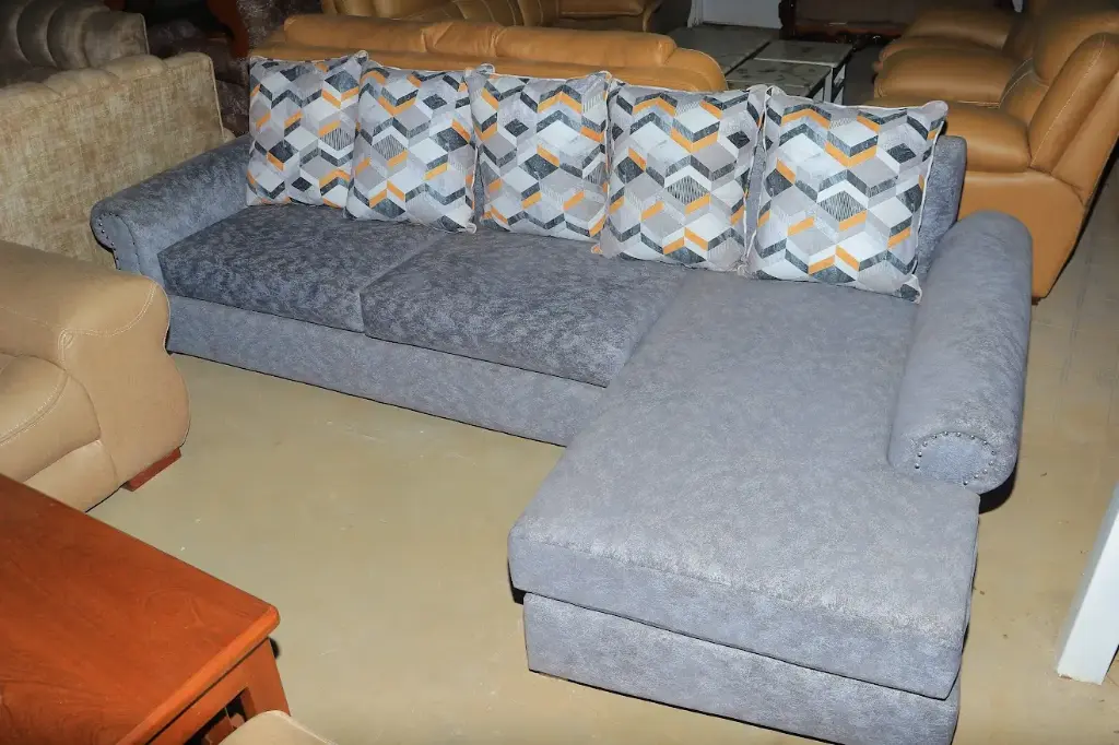 L shaped comfy sofa set
