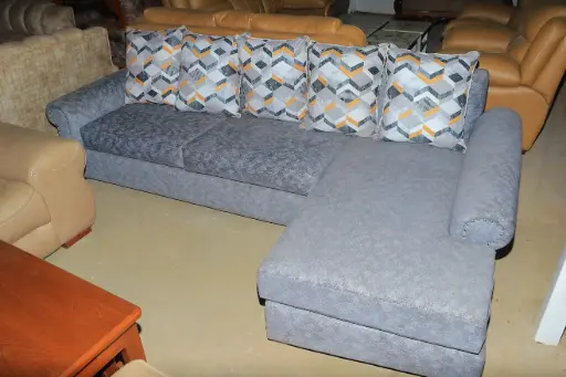 L shaped comfy sofa set