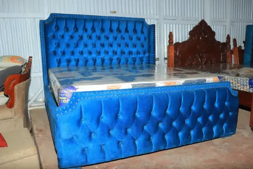 Blue chester bed