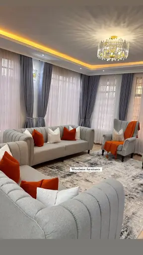 L-shaped fabric set